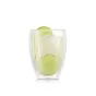 Bodum Pavina Double Wall Glass Medium with Ribs 320ml | Set of 2