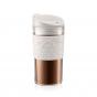 Bodum Travel Press Set Coffee Maker with Extra Lid White | 350ml