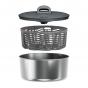 Zyliss Easy Spin Salad Spinner Stainless Steel| Large