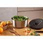 Zyliss Easy Spin Salad Spinner Stainless Steel| Large