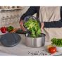 Zyliss Swift Dry Salad Spinner Stainless Steel | Small