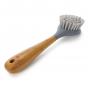 Full Circle Tenacious C Cast Iron Brush | Reinforced Bristles and Scraper
