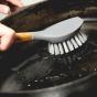 Full Circle Tenacious C Cast Iron Brush | Reinforced Bristles and Scraper
