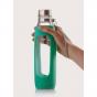 Contigo Purity Glass Water Bottle 591ml | Jade | Leak Proof