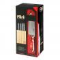 Furi Pro Wood Knife Block Set | Set of 5