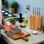 Furi Pro Wood Knife Block Set 7 Pcs
