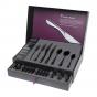Stanley Rogers Soho Onyx Cutlery Set | Casual Setting for 8 | 56 Pieces