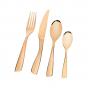 Stanley Rogers Soho Gold Cutlery Set | Casual Setting for 6 | 24 Pieces
