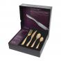 Stanley Rogers Soho Gold Cutlery Set | Casual Setting for 6 | 24 Pieces