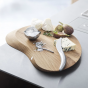 Georg Jensen Forma Serving Board with All Round Cheese Knife | 2 Piece