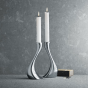 Georg Jensen Cobra Candle Holder M | 2 Piece