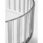 Orrefors Cut in Number Bowl Stripes | 27.5cm