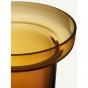 Kosta Boda Limelight Tulip Vase Amber | 19.5cm