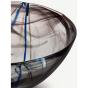 Kosta Boda Contrast Bowl Black | 35cm