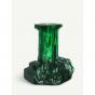 Kosta Boda Rocky Baroque Candle Holder Emerald Green | 17.5cm
