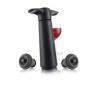 Vacu Vin Wine Saver Gift Pack Black | Pump & 2 Wine Stoppers