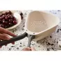 Joseph Joseph Droplet Colander Large with Folding Handle | Stone