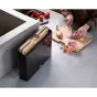 Joseph Joseph Folio Steel Bamboo Chopping Board Set with Black Stainless Steel Case | 3 Piece