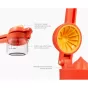 Joseph Joseph JuiceMax Plus Dual-Action Orange Citrus Press with Measuring Cup