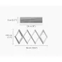 Joseph Joseph Space Stainless-steel Expandable Trivet
