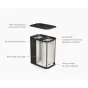 Joseph Joseph Tota Twin Luxe Laundry Separation Basket 90L | Black