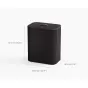 Joseph Joseph Tota Twin Luxe Laundry Separation Basket 90L | Black