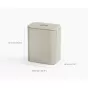 Joseph Joseph Tota Twin Luxe Laundry Separation Basket 90L | Ecru