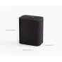 Joseph Joseph Tota Trio Luxe Laundry Separation Basket 90L | Black