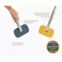 Joseph Joseph CleanTech 2-in-1 Surface Scrubber Tool | Stone