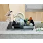 Joseph Joseph Extend Steel Plus Expandable Dish Drainer with Wine Glass Rack | Black