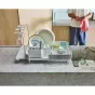 Joseph Joseph  Extend Steel Plus Expandable Dish Drainer with Wine Glass Rack | Stone