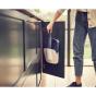 Joseph Joseph CleanTech Wall-Mounted Dustpan & Brush Set | Stone