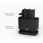 Joseph Joseph EasyStore Toothbrush Holder Matt Black | Large