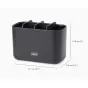 Joseph Joseph EasyStore Toothbrush Holder Matt Black | Large