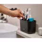 Joseph Joseph EasyStore Toothbrush Holder Matt Black | Large