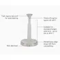 Joseph Joseph Push&Tear Kitchen Roll Holder | Stone