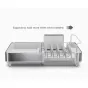 Joseph Joseph Extend Steel Expandable Dish Drainer | Stone