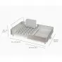 Joseph Joseph Extend Steel Expandable Dish Drainer | Stone