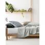 Linen House Augusta 500TC Cotton Sateen Sheet Set | Super King | Taupe