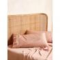 Linen House Nara Bamboo Cotton 400TC Sheet Set | Double | Clay