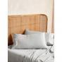 Linen House Nara Bamboo Cotton 400TC Sheet Set | Double | Silver