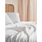 Linen House Nara Bamboo Cotton 400TC Sheet Set | Double | White