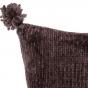 Linen House Hara Cushion 45x45cm | Espresso