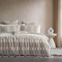 Platinum Edge Coffee Quilt Cover Set | Queen Bed