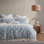 Platinum Tahiti Denim Quilt Cover Set | Super King Bed