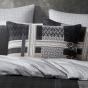 Logan & Mason Kori Charcoal Quilt Cover Set | Queen Bed