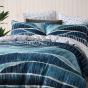 Logan & Mason Harbor Denim Quilt Cover Set | King Bed