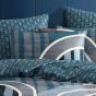 Logan & Mason Pathway Teal Quilt Cover Set | Queen Bed