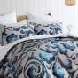 Logan & Mason Sardinia Coast Oatmeal Quilt Cover Set | King Bed