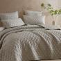 Logan & Mason Blair Taupe Coverlet Set | Queen/King Bed